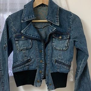 Cropped Jean Jacket size US S